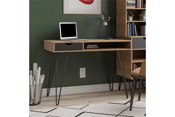 Skrivebord Novogratz Harmony 106 cm med oppbevaring - Møbler - Bord - Kontorbord - Skrivebord