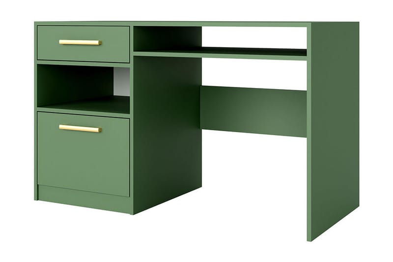 Skrivebord Ordino 125 cm - Grønn - Skrivebord - Databord & PC bord