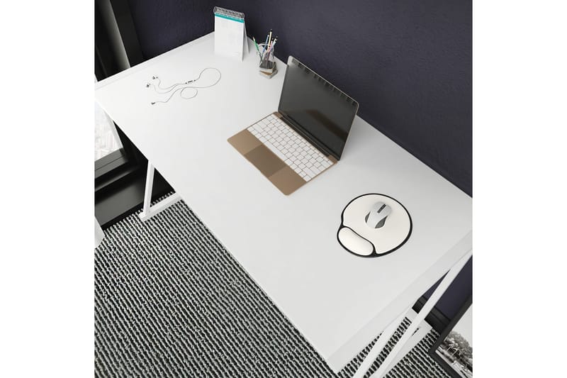 Skrivebord Oxaca 60x75x114 cm - Hvit - Skrivebord - Databord & PC bord
