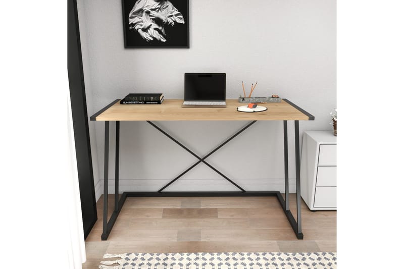 Skrivebord Oxaca 60x75x114 cm - Svart - Skrivebord - Databord & PC bord