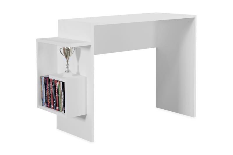 Skrivebord Rammeare 104 cm med Oppbevaring Sidehylle - Skrivebord - Databord & PC bord