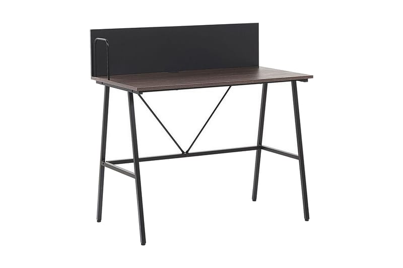 Skrivebord Rawlings 100 cm - Mørket Tre/Natur - Skrivebord - Databord & PC bord