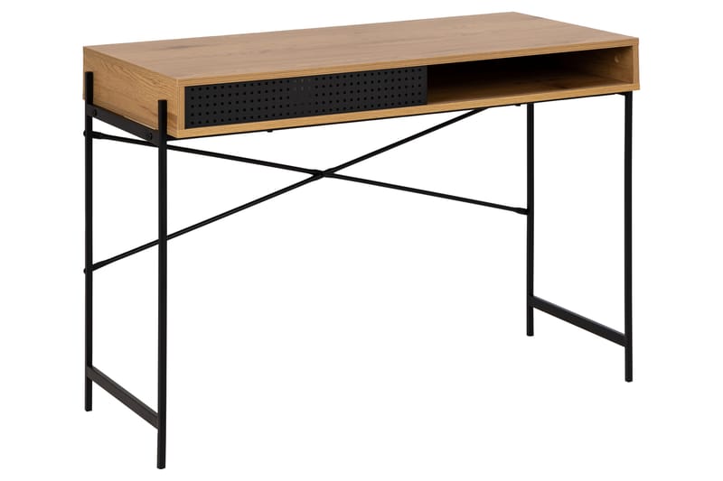 Skrivebord Ricketts 110x110 cm - Natur - Skrivebord - Databord & PC bord