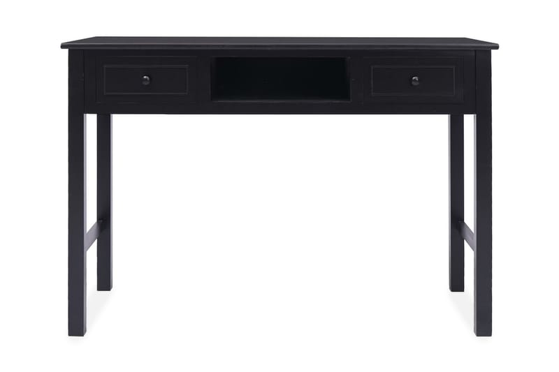 Skrivebord svart 110x45x76 cm tre - Svart - Skrivebord - Databord & PC bord