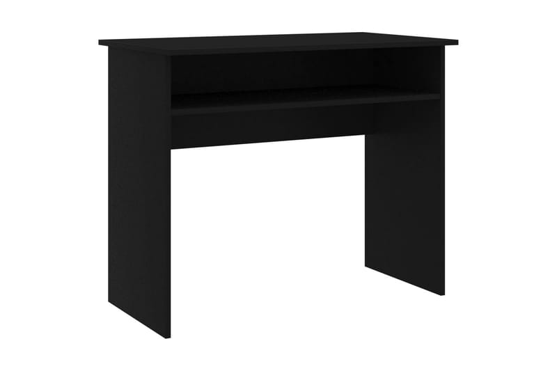 Skrivebord svart 90x50x74 cm sponplate - Svart - Skrivebord - Databord & PC bord