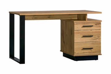 Skrivebord - Svart|Eik - Møbler - Bord - Kontorbord - Skrivebord