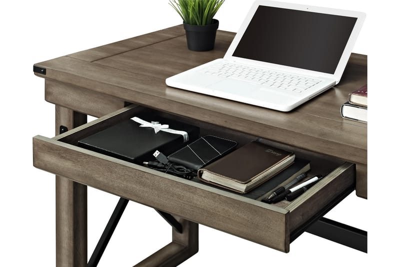 Skrivebord Tamlin 121 cm Grå - Novogratz - Skrivebord - Databord & PC bord