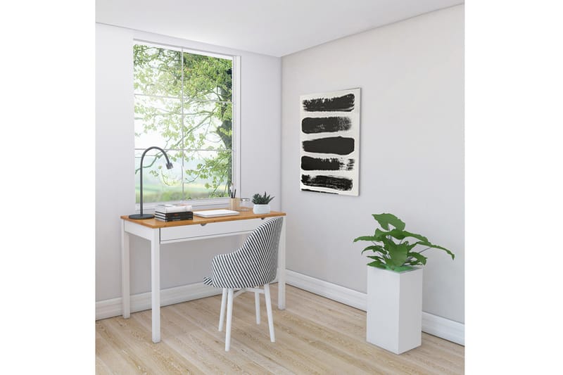 Skrivebord Tangen 120 cm - Hvit - Møbler - Bord - Kontorbord - Skrivebord