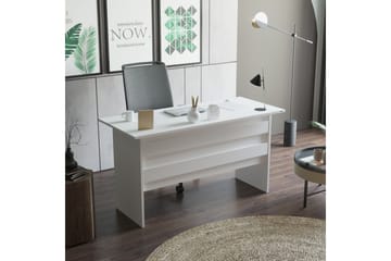 Skrivebord Tully 140 cm - Hvit - Møbler - Bord - Kontorbord - Skrivebord
