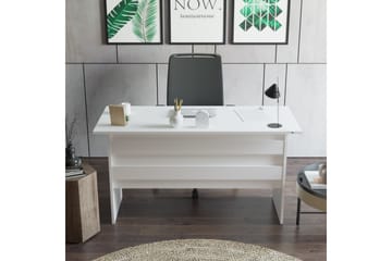 Skrivebord Tully 140 cm - Hvit - Møbler - Bord - Kontorbord - Skrivebord