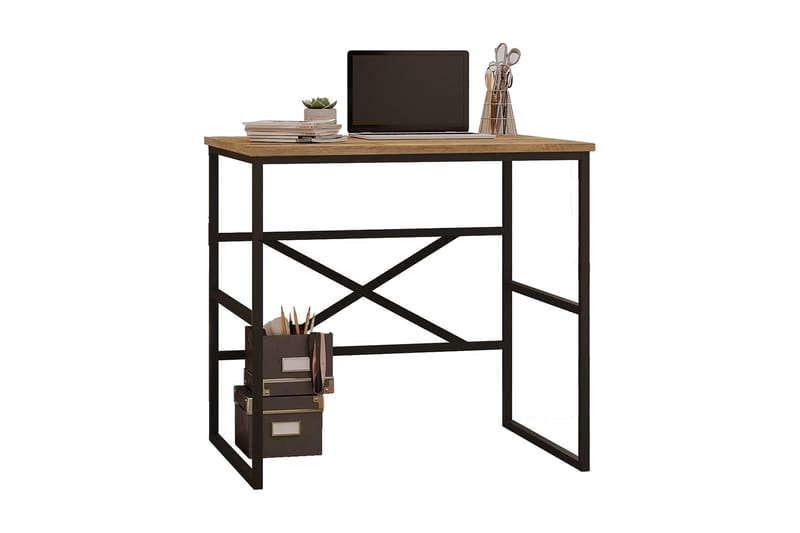 Skrivebord Vogue 80x75x80 cm med oppbevaring - Skrivebord - Databord & PC bord