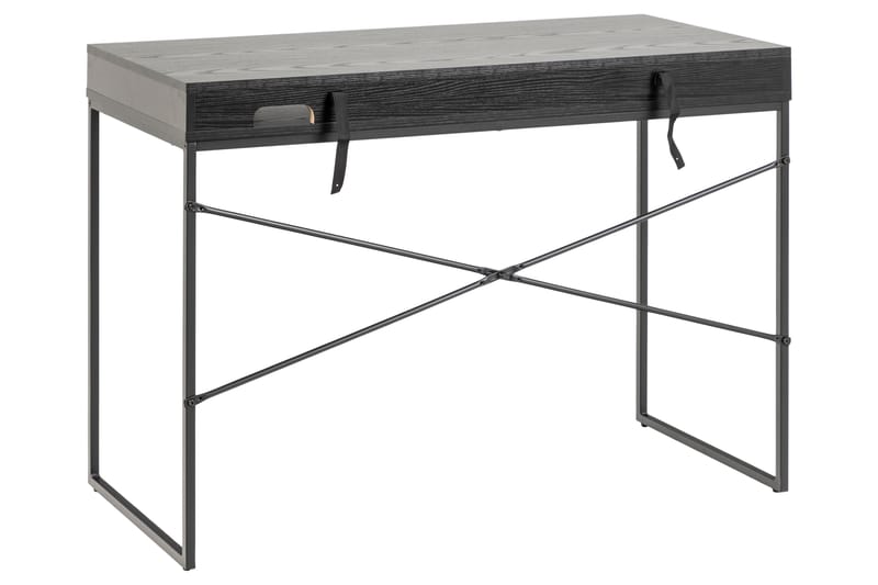 Skrivebord Walmon 110 cm med Oppbevaringsskuff - Svart - Skrivebord - Databord & PC bord