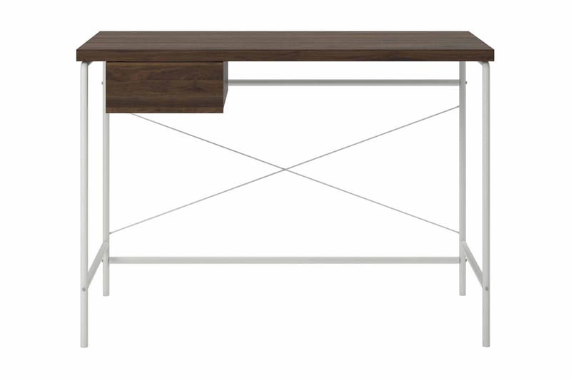 Skrivebord Webster 107 cm med Oppbevaringsskuff Valnøttsbrun - Novogratz - Skrivebord - Databord & PC bord