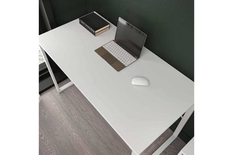 Skrivebord Wraphis 60x74x120 cm - Hvit - Skrivebord - Databord & PC bord
