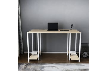 Skrivebord Yepan 60x73,8x125,2 cm med oppbevaring - Hvit - Møbler - Bord - Kontorbord - Skrivebord