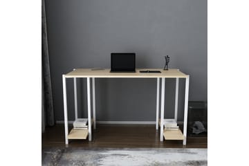 Skrivebord Yepan 60x73,8x125,2 cm med oppbevaring - Hvit - Møbler - Bord - Kontorbord - Skrivebord