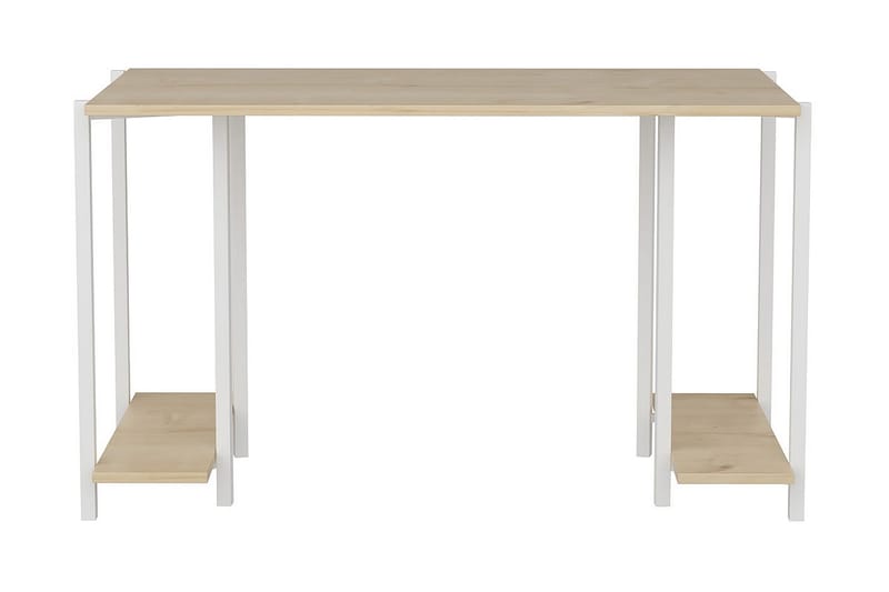 Skrivebord Yepan 60x73,8x125,2 cm med oppbevaring - Hvit - Møbler - Bord - Kontorbord - Skrivebord