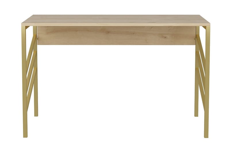 Skrivebord Yepan 60x74,8x120 cm - Gull/Brun - Skrivebord - Databord & PC bord