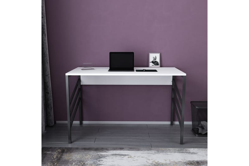 Skrivebord Yepan 60x74,8x120 cm - Svart/Hvit - Skrivebord - Databord & PC bord