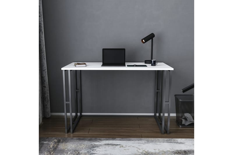 Skrivebord Yepan 60x74,8x120 cm - Svart/Hvit - Skrivebord - Databord & PC bord