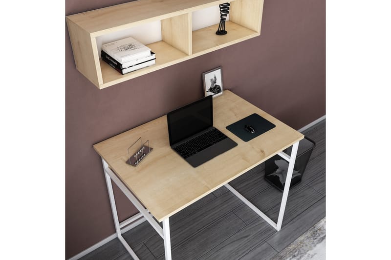 Skrivebord Yepan 60x75x90 cm - Hvit - Skrivebord - Databord & PC bord