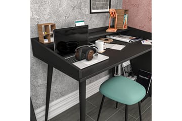 Skrivebord Zakkum 59x88,3x121,8 cm med oppbevaring - Svart - Møbler - Bord - Kontorbord - Skrivebord