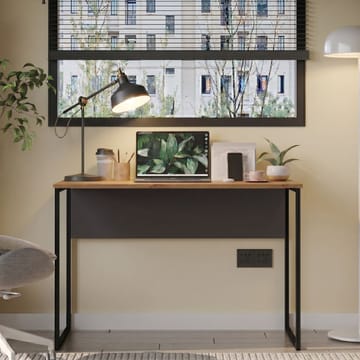 Skrivebord Skye Decor Bren (100 x 75 x 55 cm) Eik Antrasitt - Eik og antrasitt - Møbler - Bord - Kontorbord - Skrivebord