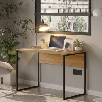 Skrivebord Skye Decor Bren (100 x 75 x 55 cm) Eik - Eik - Møbler - Bord - Kontorbord - Skrivebord