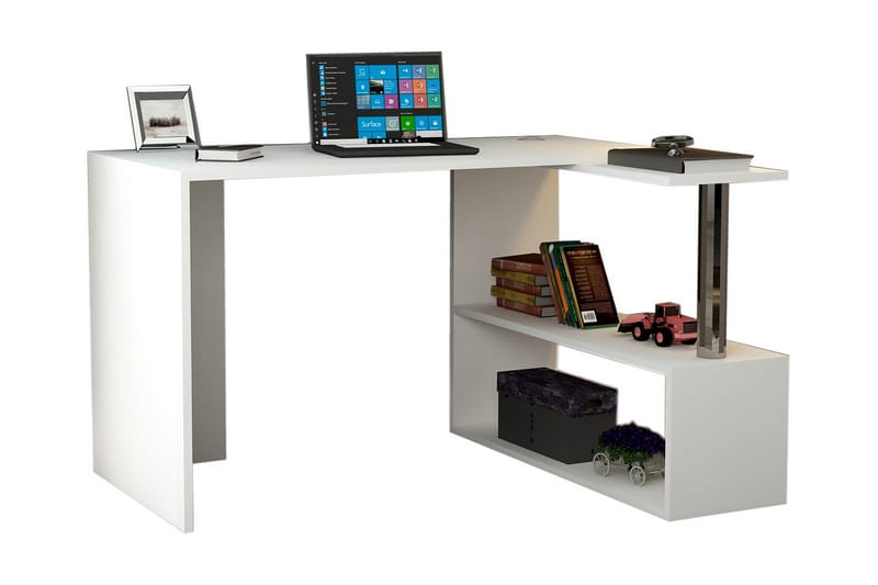 Skrivebord Solai 130 cm - Hvit - Skrivebord - Databord & PC bord