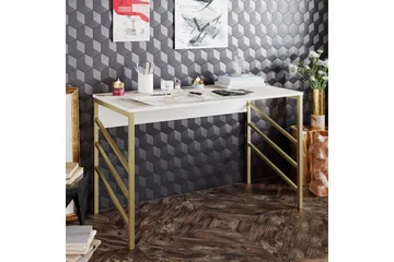 Sotinge Skrivebord 120 cm - Gull - Møbler - Bord - Kontorbord - Skrivebord