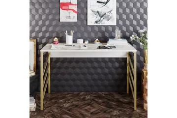 Sotinge Skrivebord 120 cm - Gull - Møbler - Bord - Kontorbord - Skrivebord