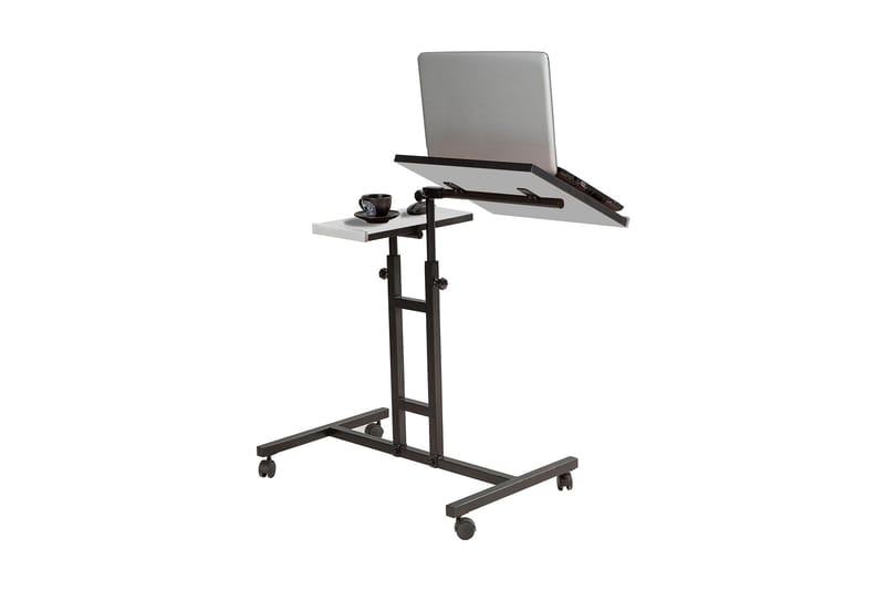 StåSkrivebord Jasiman 67 cm - Hvit/Svart - Skrivebord - Databord & PC bord - Hev og senkbart skrivebord