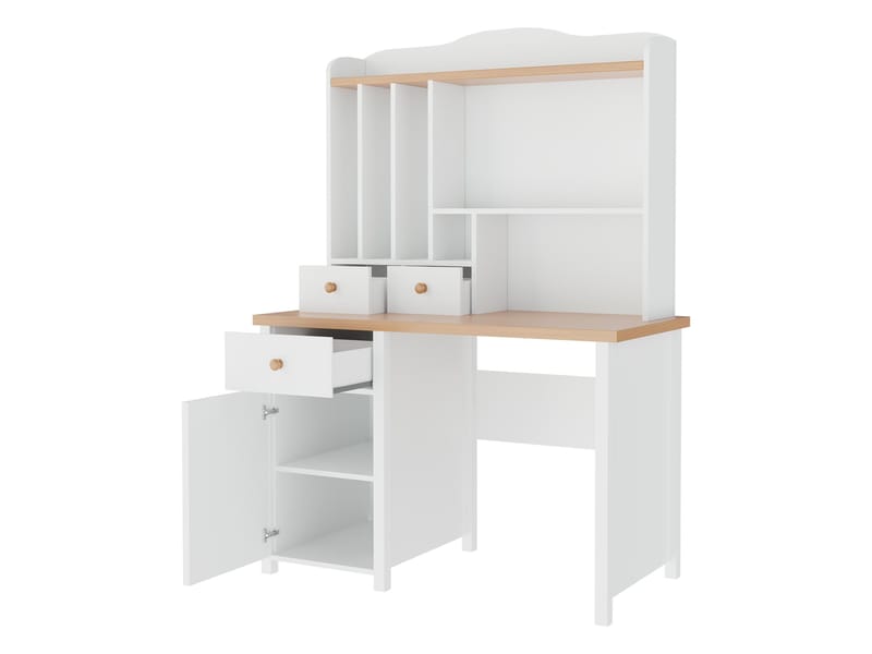 Skrivebord Story Beige, eik - Beige, eik - Møbler - Bord - Kontorbord - Skrivebord