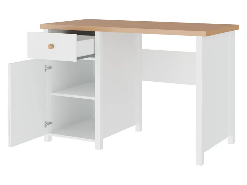 skrivebord Story Beige, eik - Beige, eik - Møbler - Bord - Kontorbord - Skrivebord