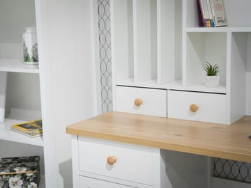 Skrivebord Story Beige, eik - Beige, eik - Møbler - Bord - Kontorbord - Skrivebord