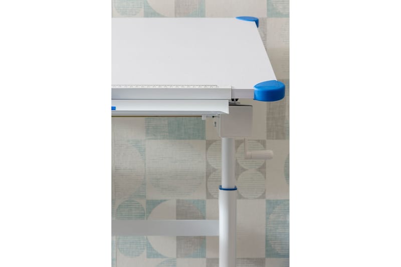 Tegnebord Kreigh 119 cm - Blå - Skrivebord - Tegnebord