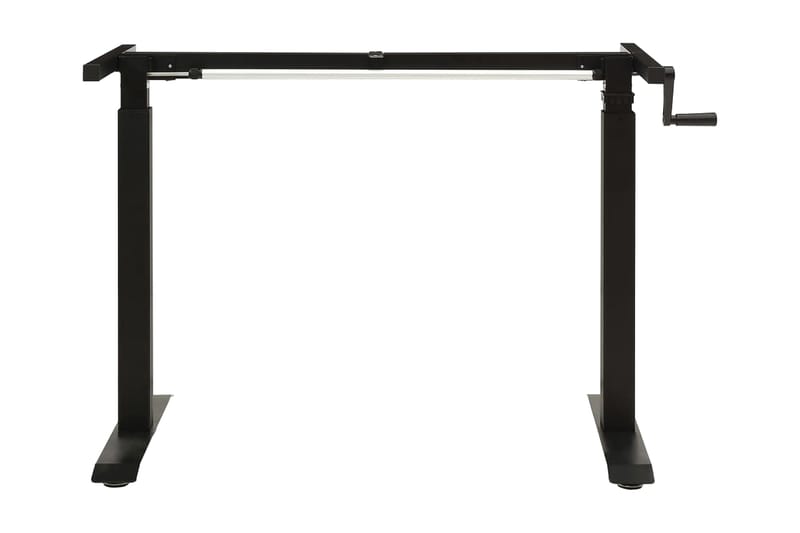 Understell til sitte-/ståbord manuell høydejustering svart - Svart - Skrivebord - Databord & PC bord