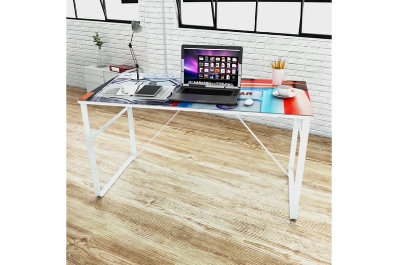 Unikt rektangulrt skrivebord - Flerfarget - Skrivebord - Databord & PC bord