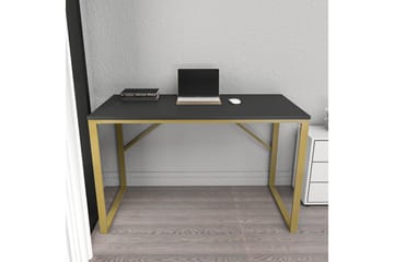 Vinresk Skrivebord 60x74x120 cm - Gull/Antrasitt - Møbler - Bord - Kontorbord - Skrivebord