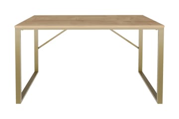 Vinresk Skrivebord 60x74x120 cm - Gull/Brun - Møbler - Bord - Kontorbord - Skrivebord