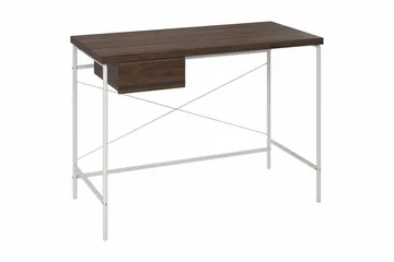 Webster Skrivebord 107 cm med Oppbevaringsskuff Valnøttsbrun - Novogratz - Møbler - Bord - Kontorbord - Skrivebord