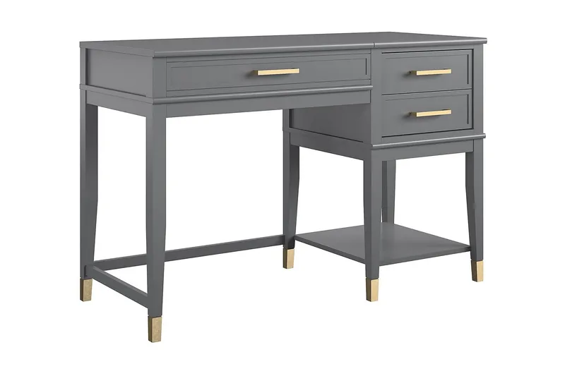 Westerleigh Hev- og Senkbart Skrivebord 116 cm med Skuffer G - CosmoLiving - Møbler - Bord - Kontorbord - Skrivebord