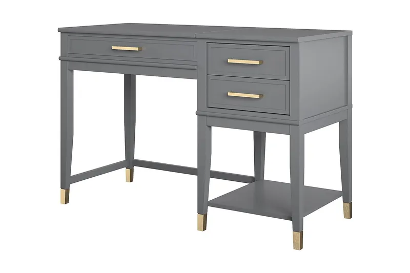 Westerleigh Hev- og Senkbart Skrivebord 116 cm med Skuffer G - CosmoLiving - Møbler - Bord - Kontorbord - Skrivebord