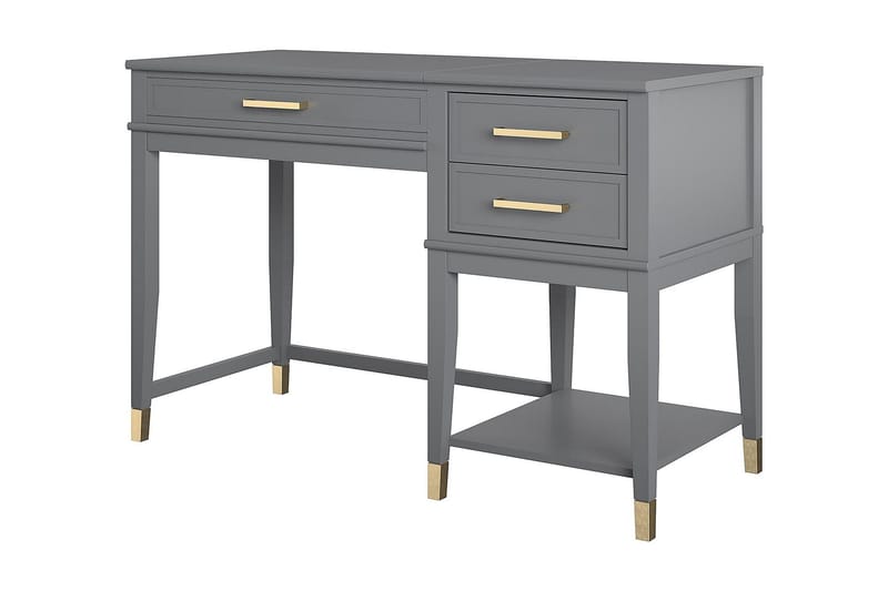 Westerleigh Hev- og Senkbart Skrivebord 116 cm med Skuffer G - CosmoLiving - Møbler - Bord - Kontorbord - Skrivebord