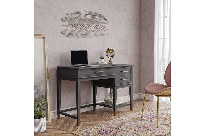 Westerleigh Hev- og Senkbart Skrivebord 116 cm med Skuffer G - CosmoLiving - Møbler - Bord - Kontorbord - Skrivebord