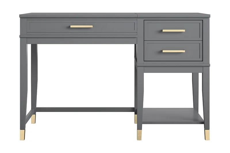 Westerleigh Hev- og Senkbart Skrivebord 116 cm med Skuffer G, CosmoLiving