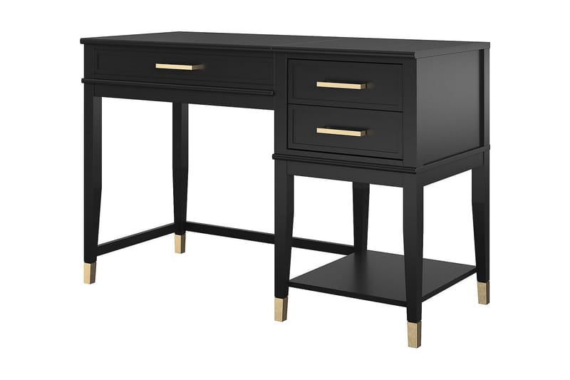 WesterleigH Skrivebord 116 cm Høy- og senkbart 3 Skuffer Sva - CosmoLiving - Møbler - Bord - Kontorbord - Skrivebord