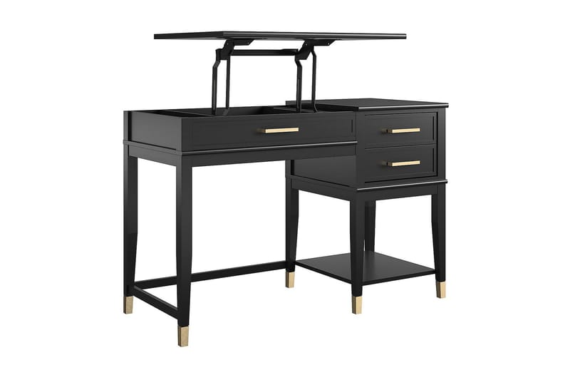 WesterleigH Skrivebord 116 cm Høy- og senkbart 3 Skuffer Sva - CosmoLiving - Møbler - Bord - Kontorbord - Skrivebord