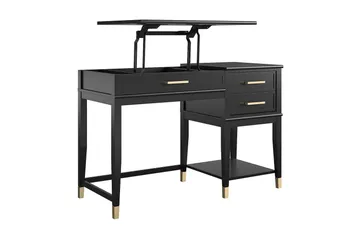 WesterleigH Skrivebord 116 cm Høy- og senkbart 3 Skuffer Sva - CosmoLiving - Møbler - Bord - Kontorbord - Skrivebord