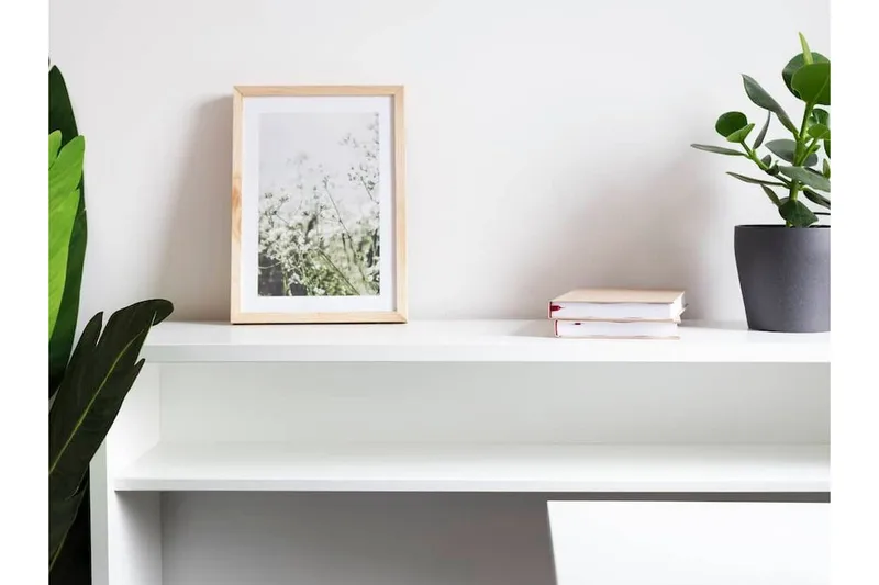 White - Møbler - Bord - Kontorbord - Skrivebord - Hjørneskrivebord